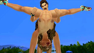 Teaching Soccer Whore Flexibility with Big Tits and Pussy Licks