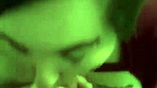 she's sucking that big cock like a bitch