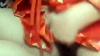 Young Asian Woman Enjoys Solo Fingering Session