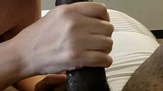 Milf casually sucks big black cock in everyday setting