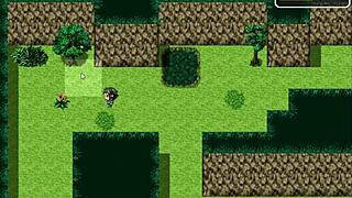 yuka feels intense relief as gods piss in the woods during the hentai game