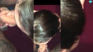 rough blowjob with young 18+ couple sucking shaved pussy