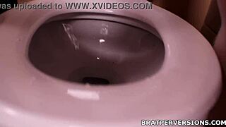 Toilet trainer POV with Miss Brat Perversions is wild! 🚽🔥