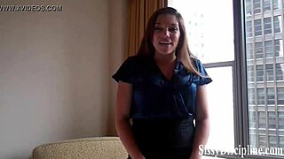 i found some of my clothes in your room and now we're exploring bdsm crossdressing femdom from my pov