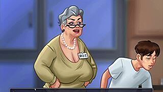 complete gameplay - summertime saga part 42, wanna see this blonde slut dance in the kitchen?