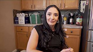 Hey Sheena Ryder, let's warm you up for dad in the bedroom. I know just how to touch those big tits.