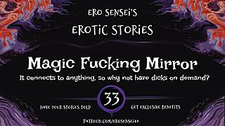 Erotic, real-life, audio-taped episode of paid sex with a mirror