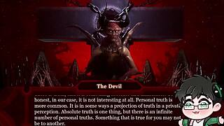 Hellish Fuck with Devil in Cartoon Game