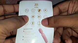 indian amateur girlfriend unboxes vandelay mini mate vibrator for best orgasms