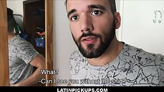 A young gay boy at work is paid to have sex with a producer at a hotel