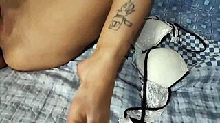 hot russian babe masturbates pussy until orgasm in lingerie!