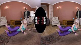 She Masturbates Big Tits and Ass in POV Taboo