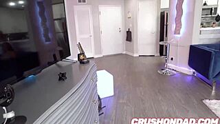 Lilly hall seduces stepdaddy with big tits