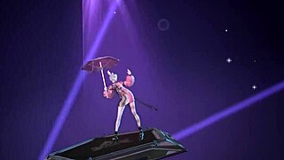 Strawbaby Beibei в роли похотливой Гунсунь Ли соблазняет игрока минетом