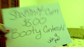 young milf shakes her ass in contest