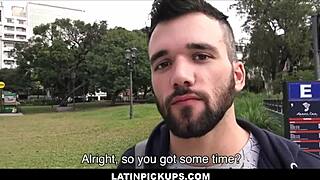 A young gay boy at work is paid to have sex with a producer at a hotel