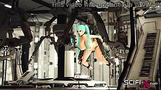 hey, check this sex android banging a busty hottie in restraints