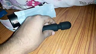 indian amateur girlfriend unboxes vandelay mini mate vibrator for best orgasms