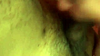 Amateur POV scene with interracial sucking and fucking