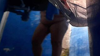 big-ass latina milf masturbates in the shower, loving her hairy body