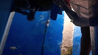 big-ass latina milf masturbates in the shower, loving her hairy body