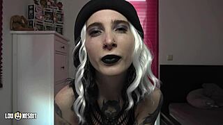 Lou Nesbit and Lia Louise turn a guy into their male slut at a gay German parking spot.