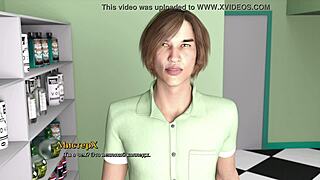 Girlfriend's pussy excites in game porn