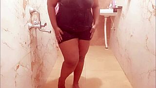 Myanmar Milf Bathes Sensually In Shower