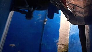 big-ass latina milf masturbates in the shower, loving her hairy body