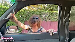 Curvy Jewish MILF hooks up with a stranger for raw beach sex in her bikini.