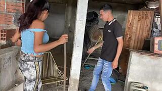 Secret Fuck With Hot Sister-In-Law Behind Stepbrother's Back!