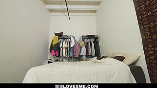 I Fuck Hot Teen 18+ Stepsis Bella Rose Hard In Sis Loves Me Scene