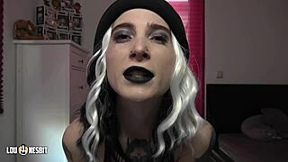 Lou Nesbit and Lia Louise turn a guy into their male slut at a gay German parking spot.