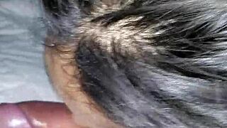 My friend sucks my dick deepthroat style