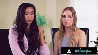 I watched busty Kenzie Taylor bang Kimmy Kimm and her wife