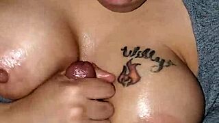 i'm stroking that big monster cock, watching those big tits bounce, cumshot coming 😍