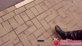 Danka Diamond, Big-Titted Milf, Banged in Public with Cum in Mouth