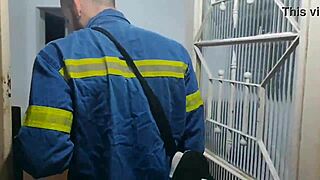 I Called Electrician for TV Help, Paid with Wet Pussy Blowjob and Fetish Sex