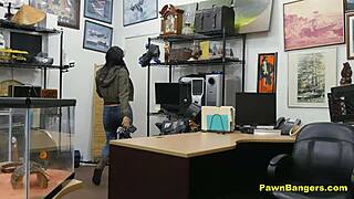 latina babe in backroom reality scene