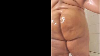 I admire unique monique's big tits and ass in solo show.