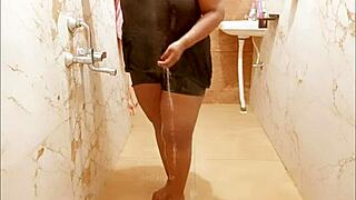 Myanmar Milf Bathes Sensually In Shower