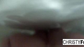 I saw sexy christy mack in the makeup room bath bts.