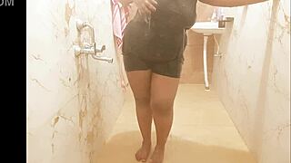 Myanmar Milf Bathes Sensually In Shower