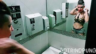 I’m so into this wild show, banging my friend all over the bar with KatrinaPunkOK and DeepJasonBull!