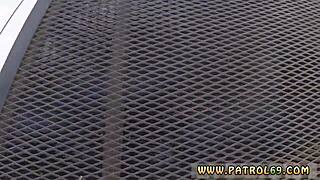 Cop Blowjob Blackmail Leads To Pale Cutie Banging On Border