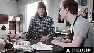 blonde exhibitionist pleads with cheating boyfriend for rough public sex in risky spot.