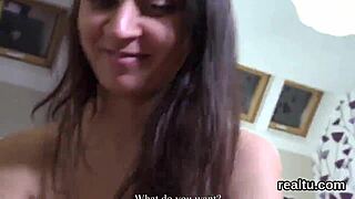 Czech Kitten Teased In Shop, Pounded Hard In POV!