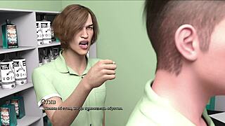 Girlfriend's pussy excites in game porn