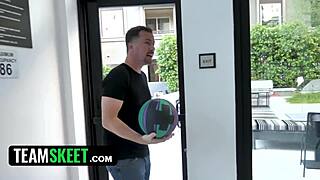 payton preslee gets her gigantic juicy tits covered with cum after passionate photoshoot