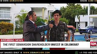 عاهرة شقراء في جوارب حمراء تصبح شريرة. كم يمكنها الجنون في Ggmansion؟